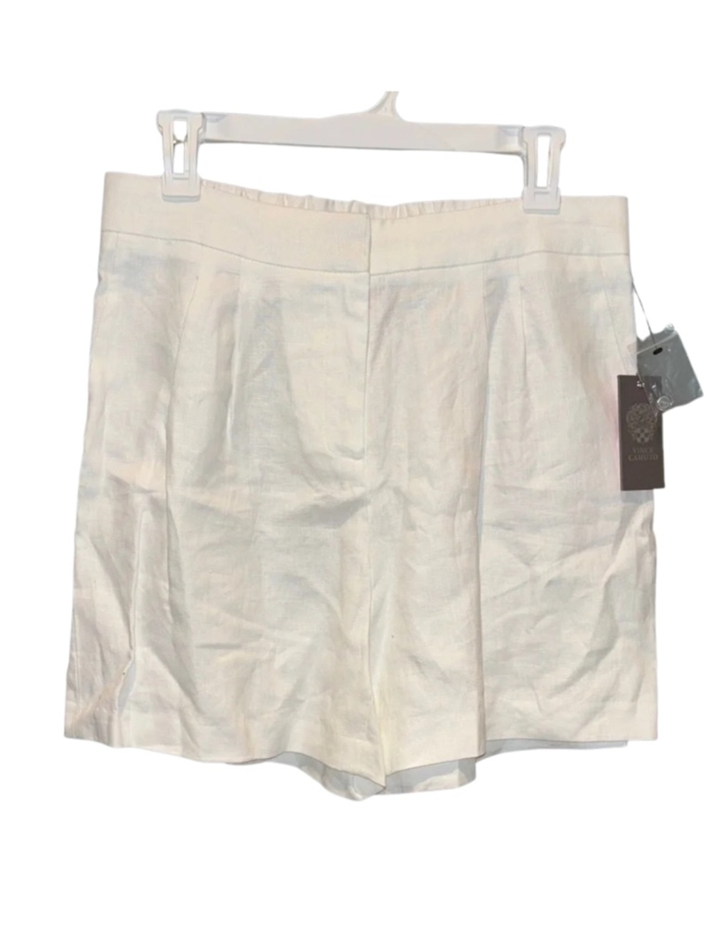 White Linen Shorts